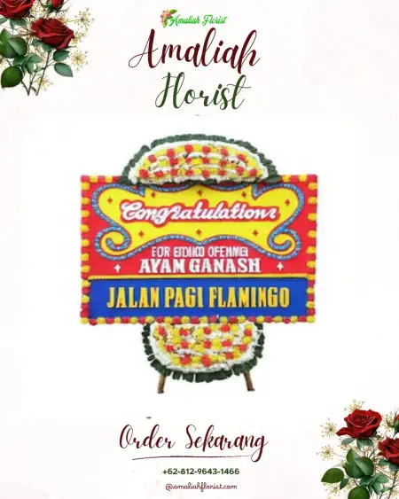 Sewa Papan Bunga Wolo